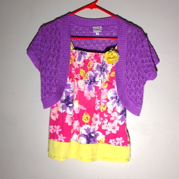 Justice tank and sweater set size 14/16 - Picture 1 of 7